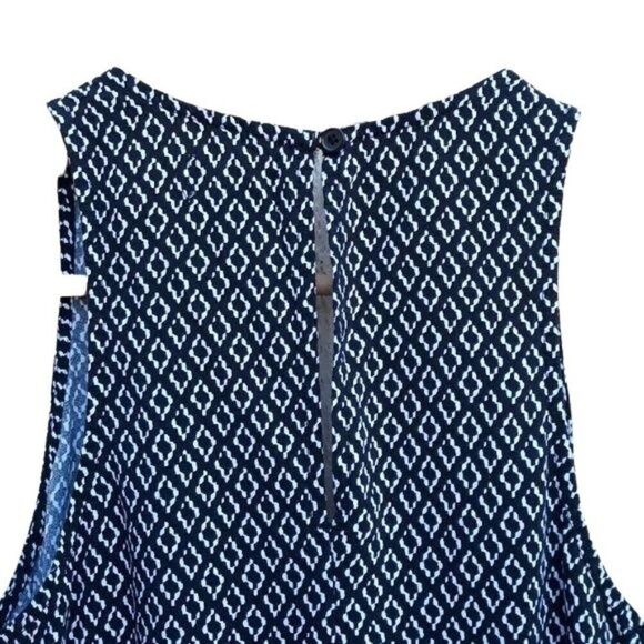 Old Navy Romper Womens XS Tank Aztec Drawstring Waist Flowy Shorts Black - Picture 7 of 8